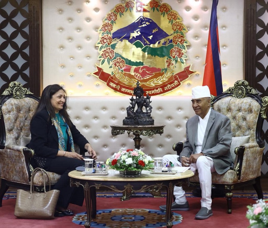 प्रधानमन्त्री देउवासँग अमेरिकी उपमन्त्री जियाको भेटवार्ता,  नेपाल र अमेरिकीबीचको सम्बन्ध तथा द्विपक्षीय हितको बारेमा छलफल 